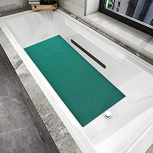 COWOX Cowox VersatileMultipurpose Use Antiskid Rubber Mat with Drainage Holes for BathFloorShowerDoorCarpetRugRainmatIndoorOutdoor2x13 Feet Green  - Image 3
