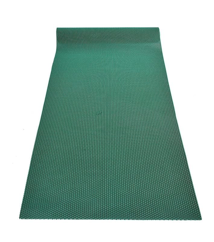 COWOX Cowox VersatileMultipurpose Use Antiskid Rubber Mat with Drainage Holes for BathFloorShowerDoorCarpetRugRainmatIndoorOutdoor2x13 Feet Green  - Image 4