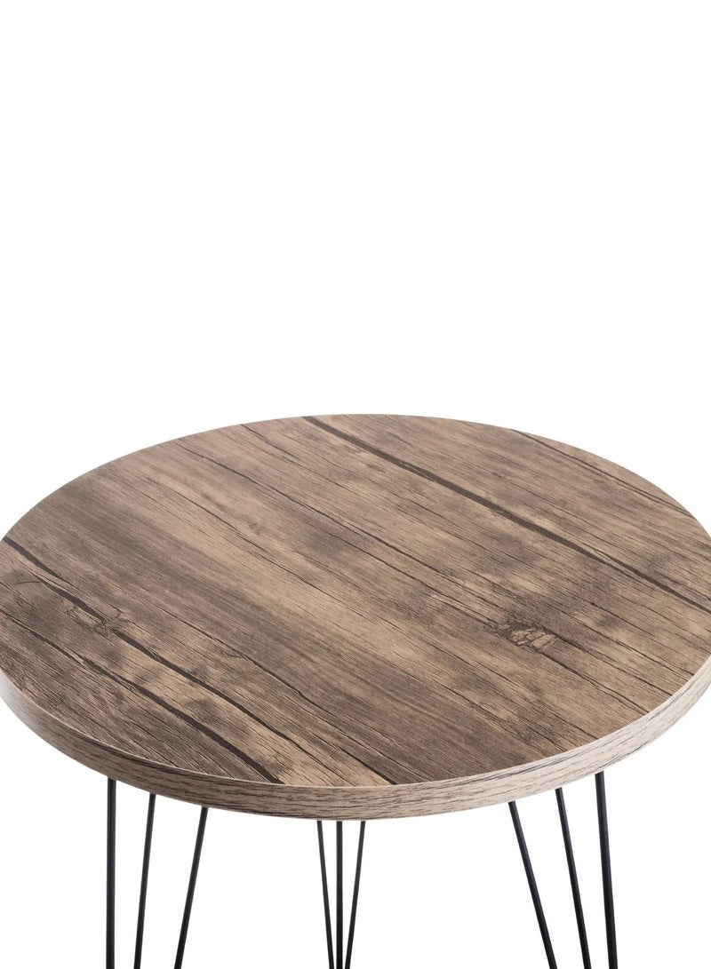 Hic Wooden Serving Coffee Table Set 3 Piece 34*53 cm - Image 2