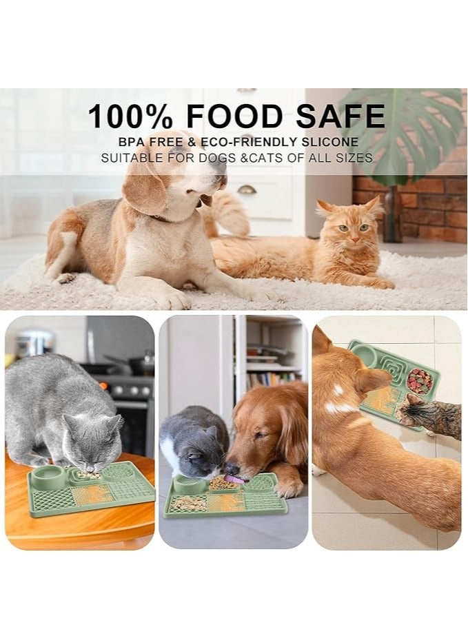 general Dog and cat licking pad with suction cup with scraper for food and water, perfect silicone feeding pad for anxiety relief, suitable for butter, food, yogurt, peanuts (30×20cm) - Image 4