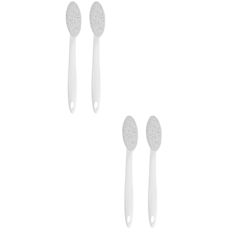 4 pcs Foot File Portable Remover Feet Cleaning Tool Handle Pumice File - Image 1