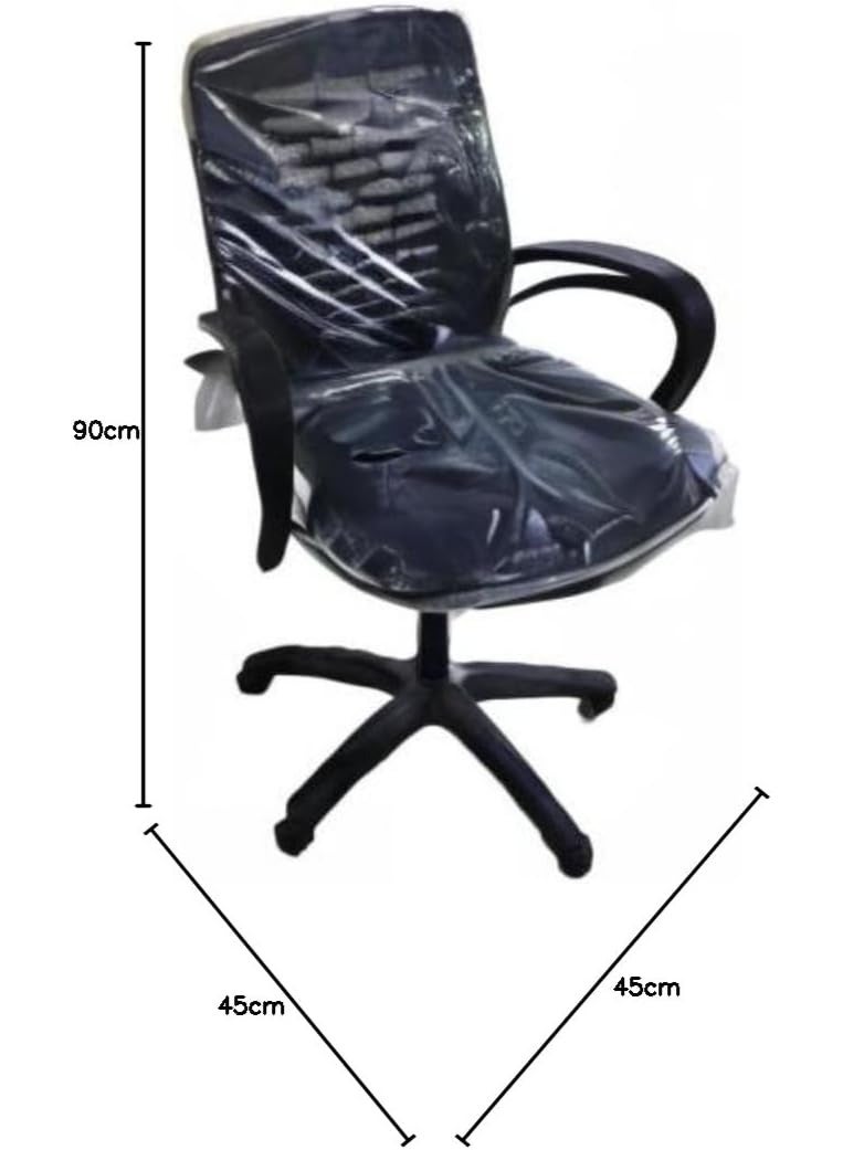 Generic Office Medium Back Chair with Wheels – Comfortable and Adjustable Work Chair - Image 4