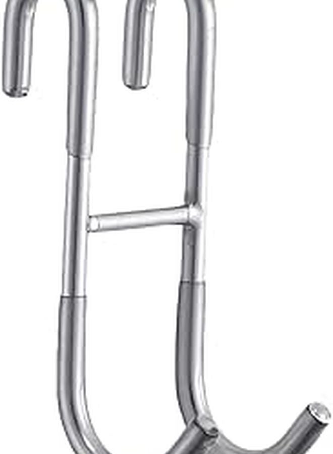 Stainless Steel Over Door Towel Hook For Bathroom Shower Glass Door Storage - Image 1