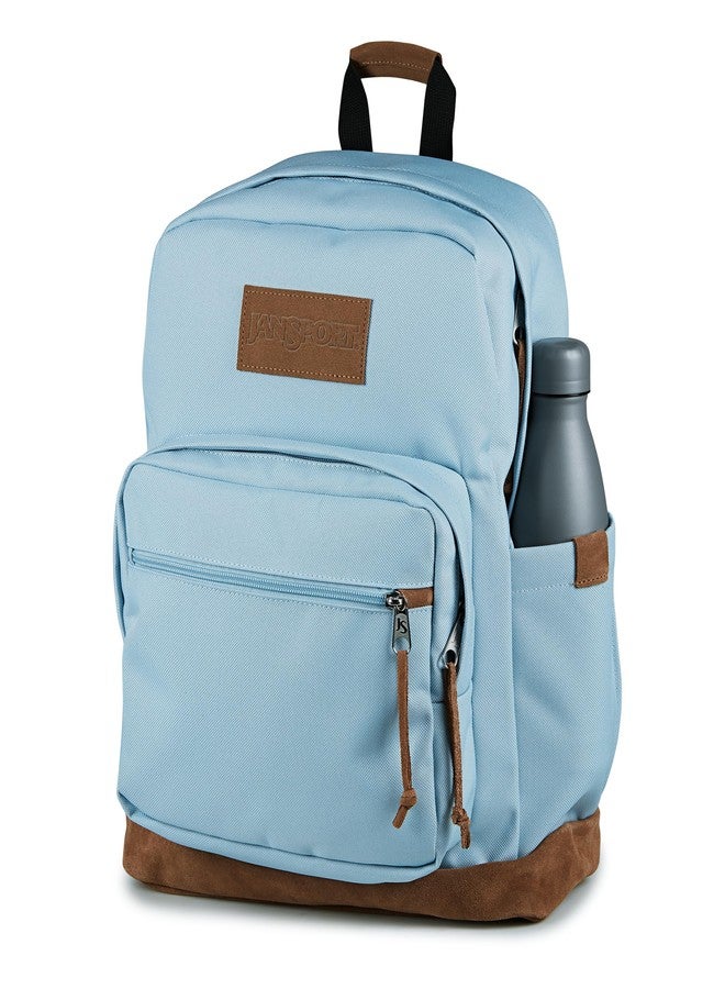 جان سبورت حقيبة ظهر JanSport Right Pack Premium - حقيبة ظهر يومية مزودة بجيب مخصص للكمبيوتر المحمول مقاس 15 بوصة، وجيب رئيسي، وجيب لزجاجة الماء، لون أزرق داكن، مقاس واحد، Right Pack Premium - Image 2