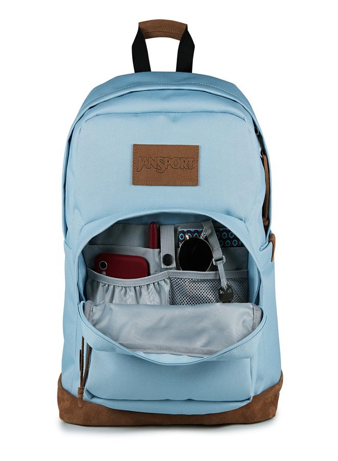 جان سبورت حقيبة ظهر JanSport Right Pack Premium - حقيبة ظهر يومية مزودة بجيب مخصص للكمبيوتر المحمول مقاس 15 بوصة، وجيب رئيسي، وجيب لزجاجة الماء، لون أزرق داكن، مقاس واحد، Right Pack Premium - Image 4