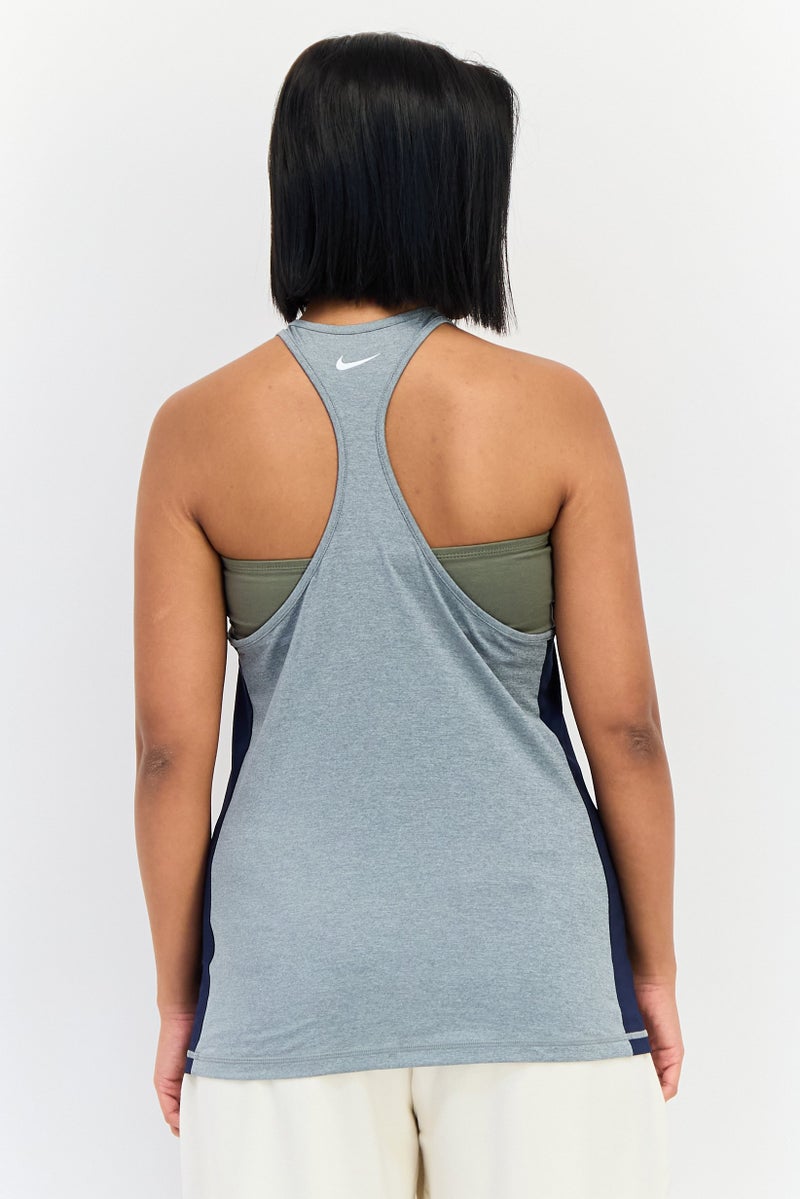 Nike Women Sportswear Fit Sleeveless Training Top, Grey - Image 4