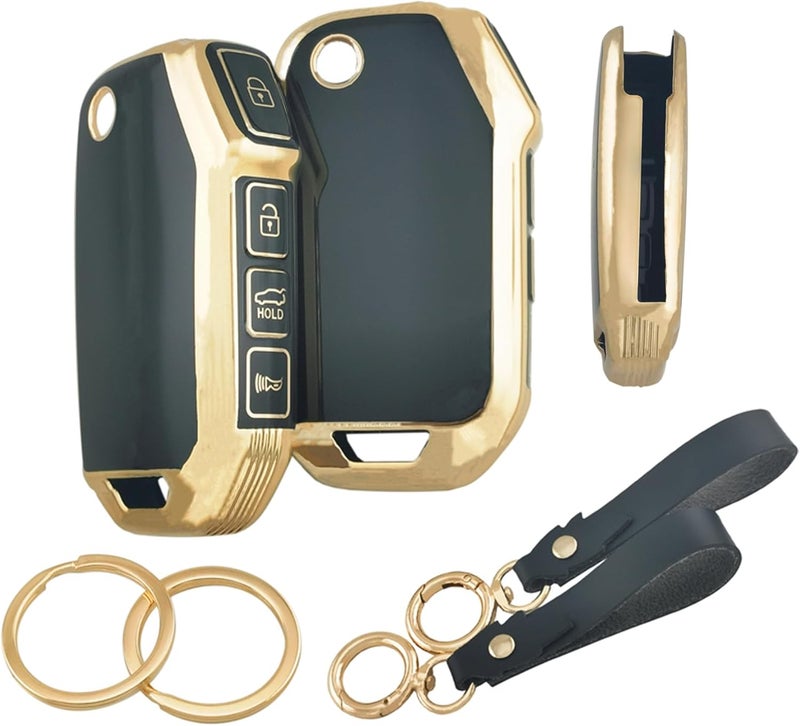 RUNZUIE TPU Key Fob Cover for Kia Models - Image 1