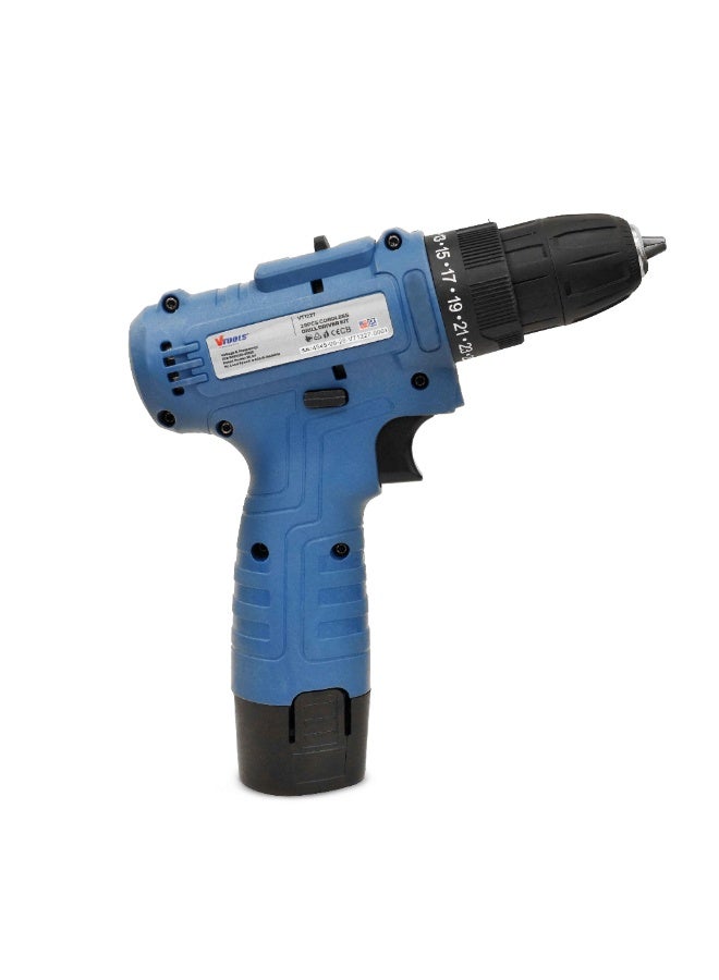 VTOOLS 12V Cordless Drill Driver with 2×1300mAh Batteries - Image 3