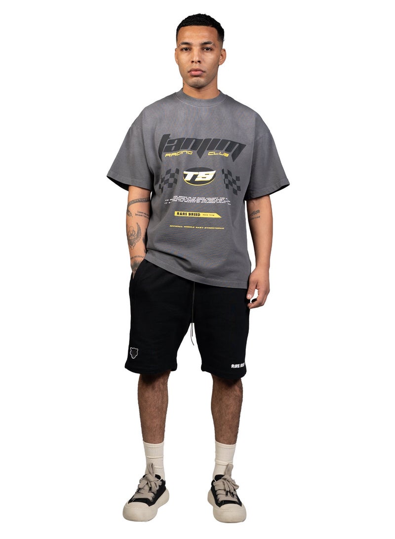 تنجيم سكواد شورت رير بريد سيغنشر - أسود - Image 3