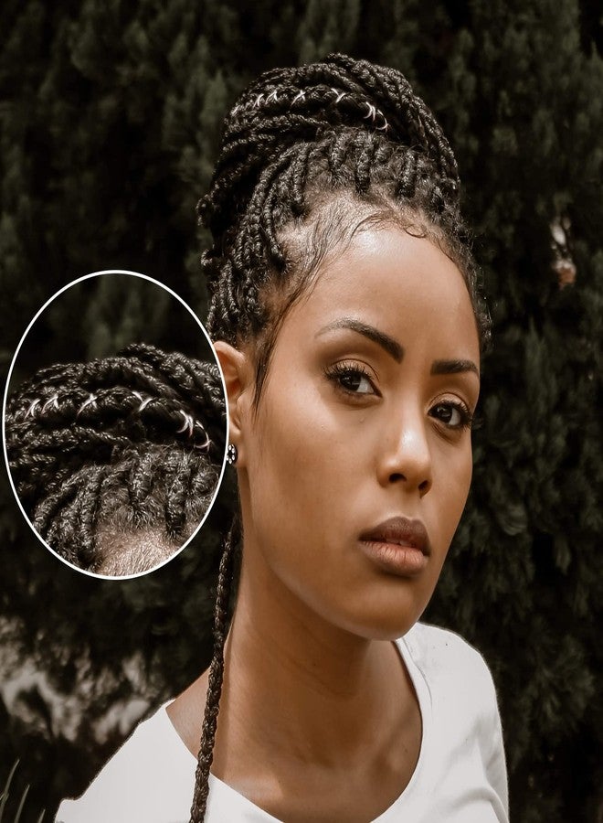 DonLeeving 4 Pack 5M Metallic Tinsel Elastic Cords Dreadlock Braiding Rope for Hair Braiding, Ornament Hanging, Decorating, Gift Wrapping (Silver) - Image 4