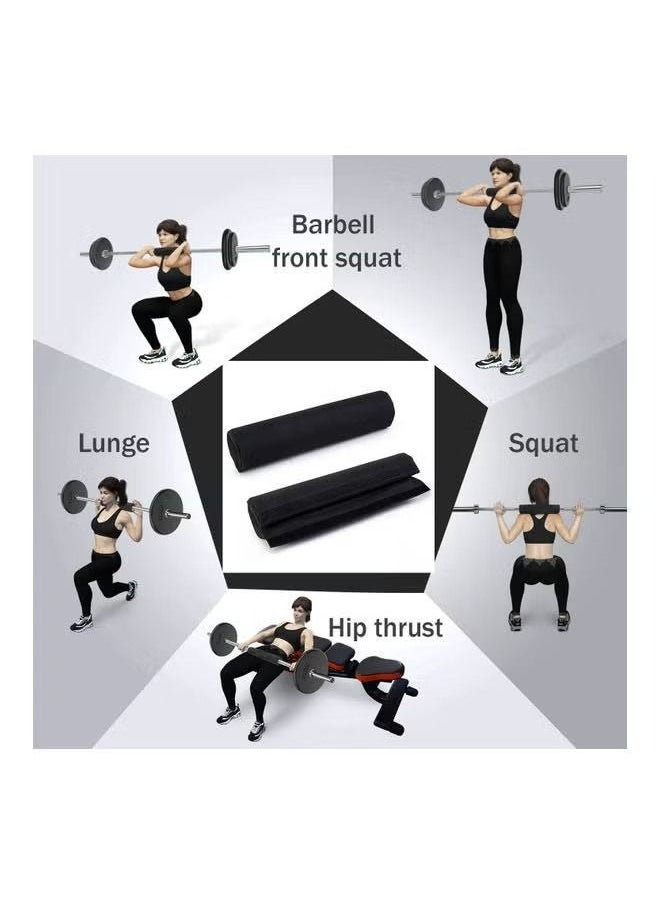 Generic - 1 Pcs Barbell Squat Protective Pad Weightlifting Thickened Neck Pad Weight Lifting Protective Cover Barbell Case Cover Black - Image 1