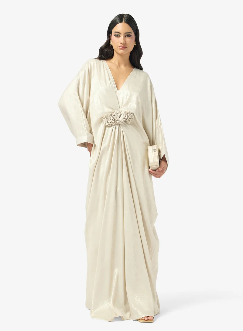 Golden Apple  Vneck Maxi Dress for Women | Best Price UAE