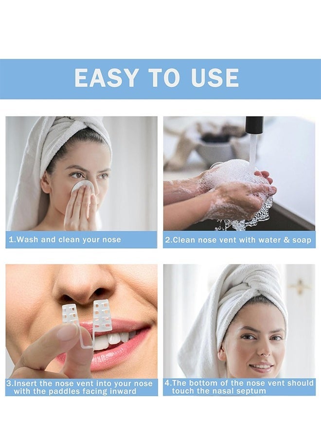 Lemon 8 PCS Anti Snoring Device, Snore Stopper Nasal Dilators Snoring Solution, Comfortable Nasal Dilators to Relieve Snore for Better Sleep Sleeping Aid Sleep for Women Men - Image 5