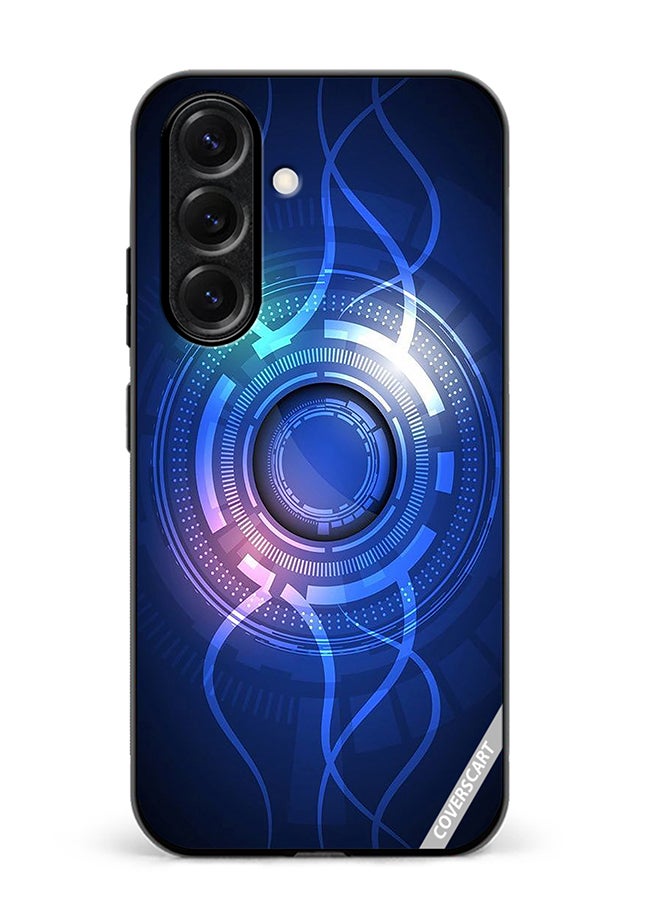 VR CREATIVE Protective Case Cover For Samsung Galaxy S25 Blue Abstract Design Multicolour