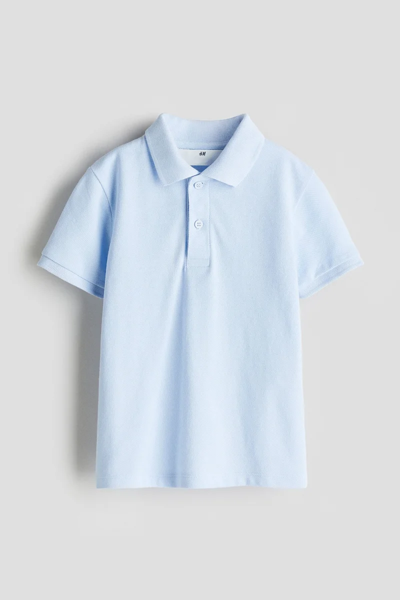 H&M Cotton piqué polo shirt