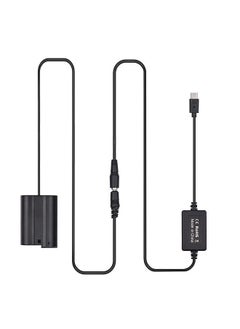 PD USB Type-C Cable to EP-5B Dummy Battery DC Coupler EN-EL15 Replacement for Nikon Z7 Z6 D800 D850 D810 D7200 D7100 D7500 cameras