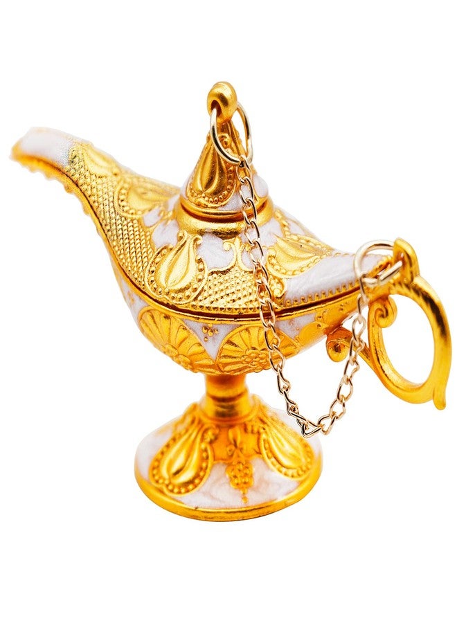 Hsiwto Pack of 12 Aladdin Magic Genie Lamps - Classic Vintage Magic Genie Light Costume Lamp for Home Wedding Table Decoration, Tiny Size, White - Image 3