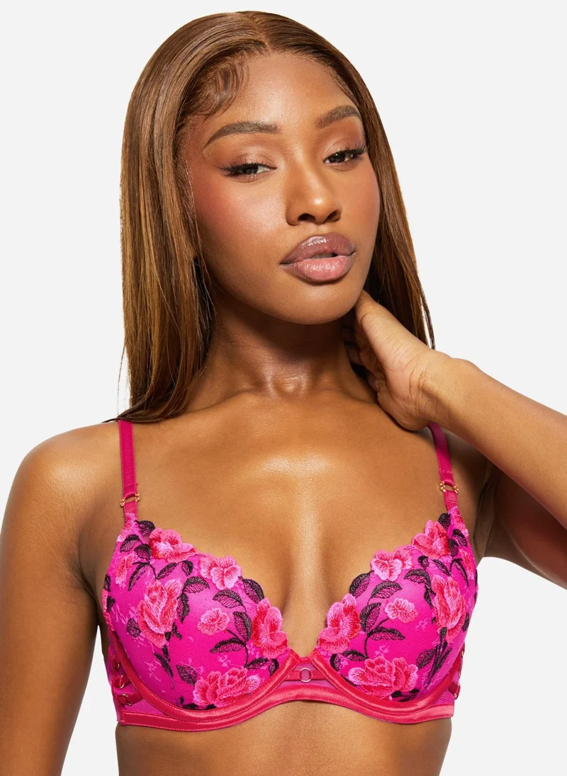 Ann Summers Ann Summers Everlasting Love Padded Plunge Bright Pink
