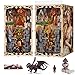 MiniCity Book Nook Kit for Adults DIY 3D Wooden Puzzle Booknook Bookshelf Insert Decor with LED Light and Dust Cover Sleeping Beauty - Image 2