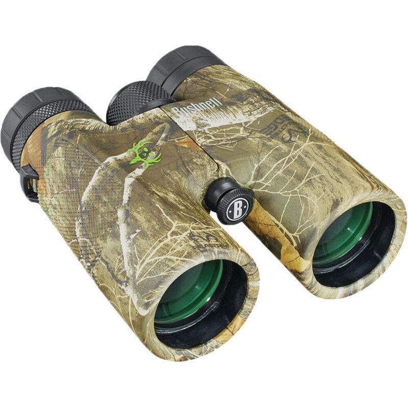 Bushnell Powerview 10x42 BoneCollector Binoculars Adult Binoculars for All Purpose Use in Realtree Edge Camo
