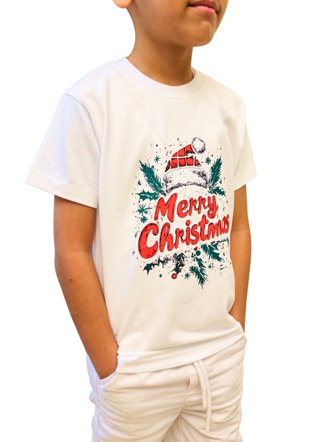 بويز تي شيرت Boeiz Merry Christmas للأولاد – بسيط واحتفالي