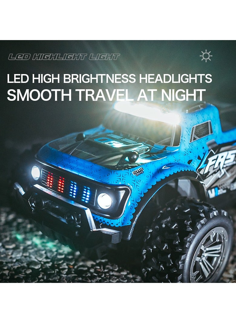 HFN 2.4G Remote Control Cars With Headlights Off-road Vehicle High-speed SUV Boy Toy Car - Image 2