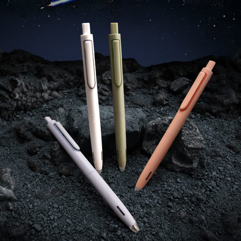 WRITECH Gel Pens Fine Point: 0.5mm No Smear & Smudge Black Ink Pen Click for Journaling Sketching Drawing Notetaking Retractable Extra Finepoint Smooth Writing Silent Pen Set Non Bleed 8ct Up-Gel - Image 2