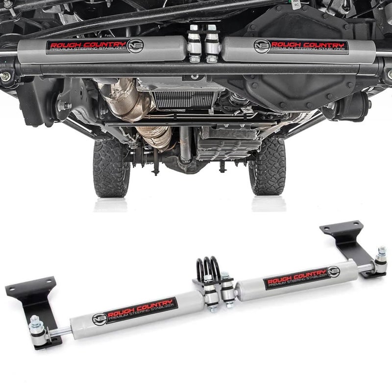 Rough Country N3 Dual Steering Stabilizer for 19992004 Super Duty 4WD 8749030