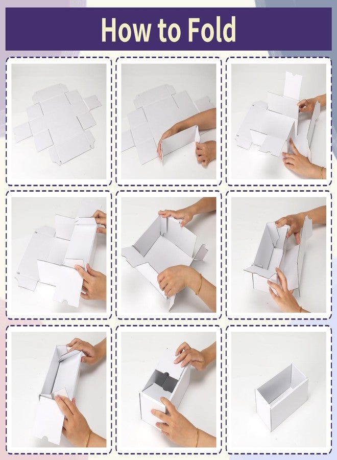 Wtrgas 20 PCS 12x9x4 White Sturdy Cardboard Drawer Organizers, Minimalist Paperboard Storage Bins for shelf Desk Drawer Closet Cabinet, DIY Labeling, for Kitchens, Pantries, Offices, Classrooms - Image 3
