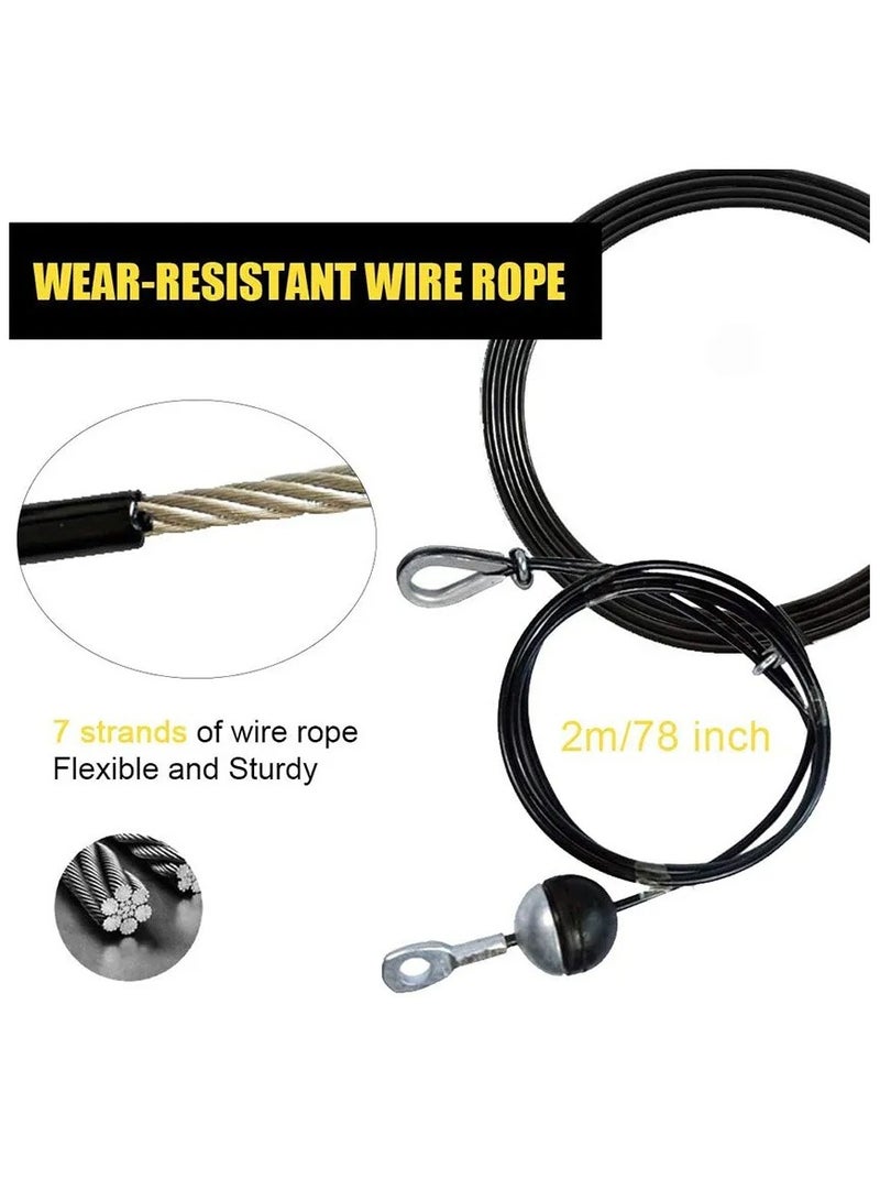 Proxima Health & Fitness Fitness Pulley Cable Machine, Arm Muscle Fitness Straps, Biceps Triceps Strength Training, Home Gym Exercise Equipment, Pulley Fitness Set - Image 4