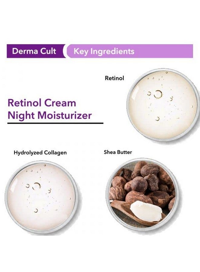 O3+‎ كريم ديرما كالت ريتينول المرطب الليلي للتجاعيد والخطوط الدقيقة | كريم مضاد للشيخوخة | للرجال والنساء 40 جم - Image 4