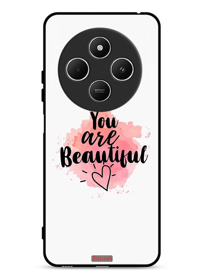 Tolwak Xiaomi Redmi 14R 5G Protective Case Cover You Are Beautiful - Image 1