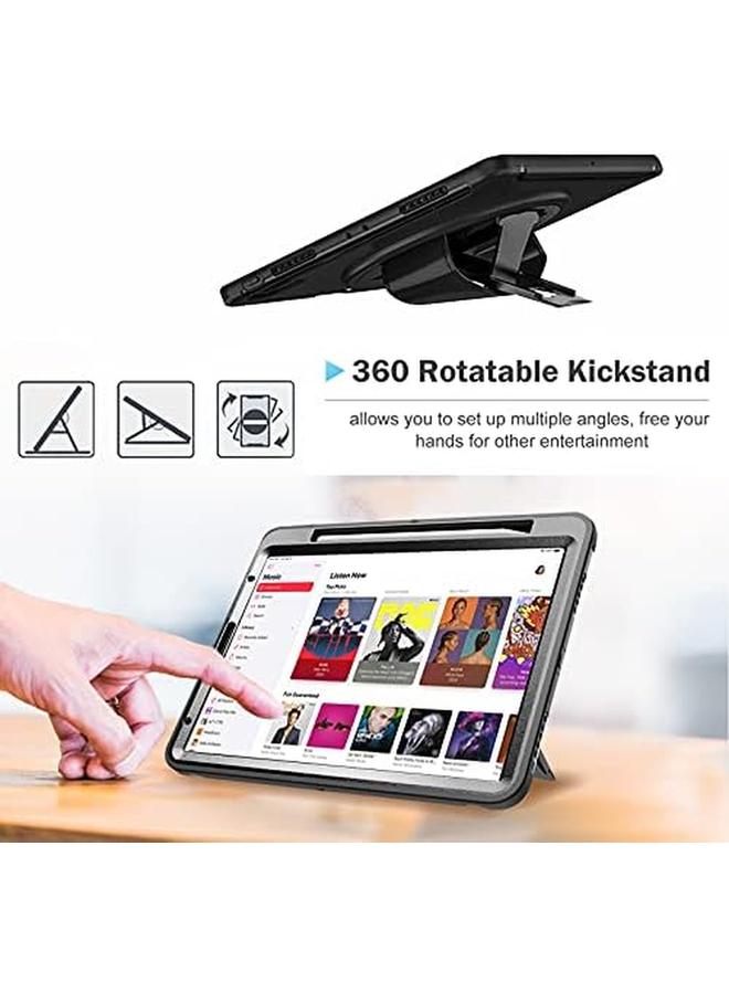 Procases For iPad Pro 11 Inch Case 2022 2021 2020 2018 Rugged Heavy Duty Shockproof Cover Case With Kickstand Hand Strap For iPad Pro 11" 4Th 3Rd 2Nd 1St Black - Image 4