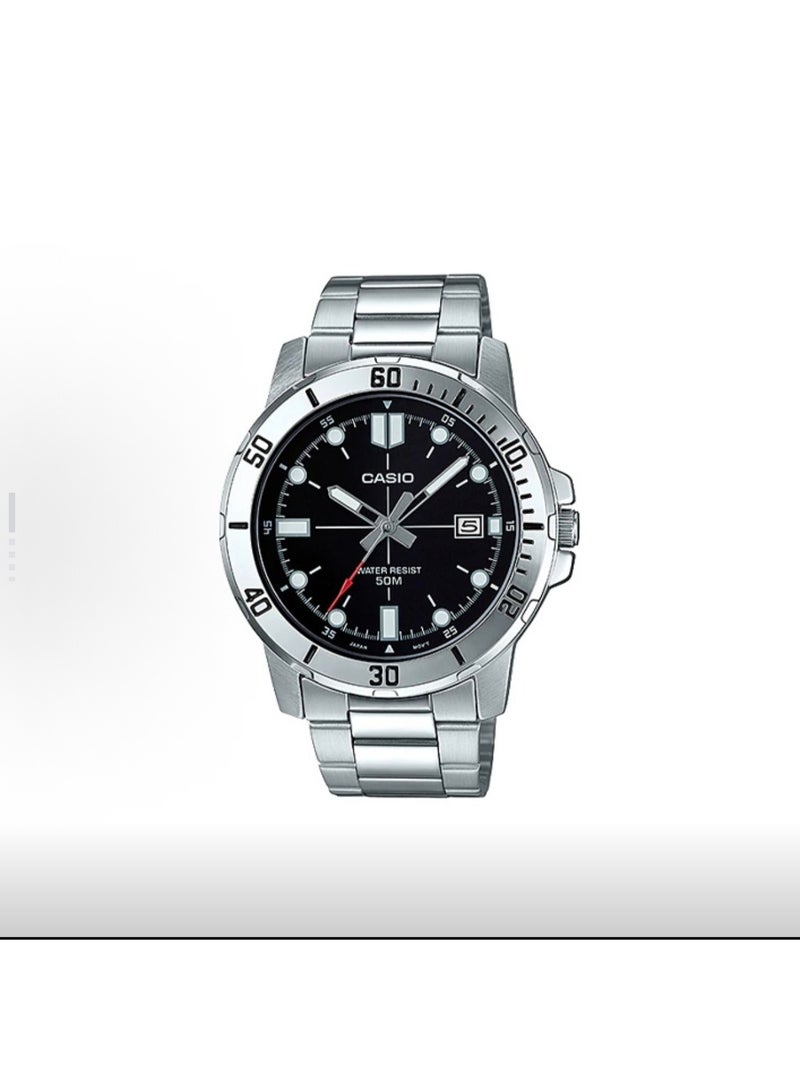 EDIFICE Casio  Men's Stainless Steel Analog Watch MTP-VD01D-1EVUDF - Image 1