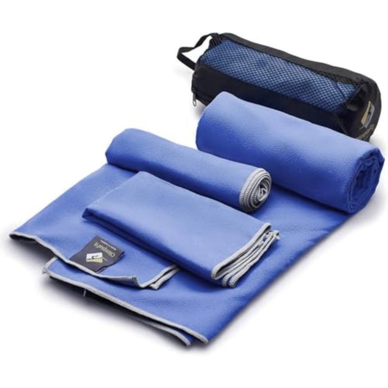3 Size Towels at the Price of 1 - Super Pack - Fast Quick Dry · Super Absorbent · Ultra Compact · Lightweight · Antimicrobial · Set Microfiber Towels - Best For Gym Travel Camp Backpacking Yoga Fitnes - Image 1