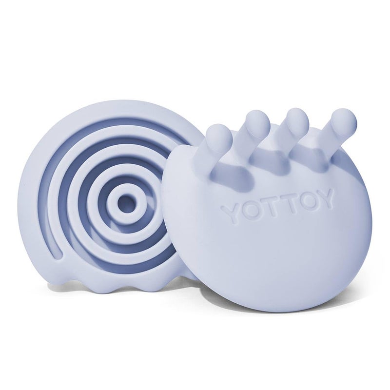 مدرب قوس القدم YOTTOY لتخفيف آلام القدم المسطحة والتهاب اللفافة الأخمصية ودعم القوس وتقوية القوس وتمارين مشط القدم المحمولة للمنزل والصالة الرياضية باللون الأزرق
