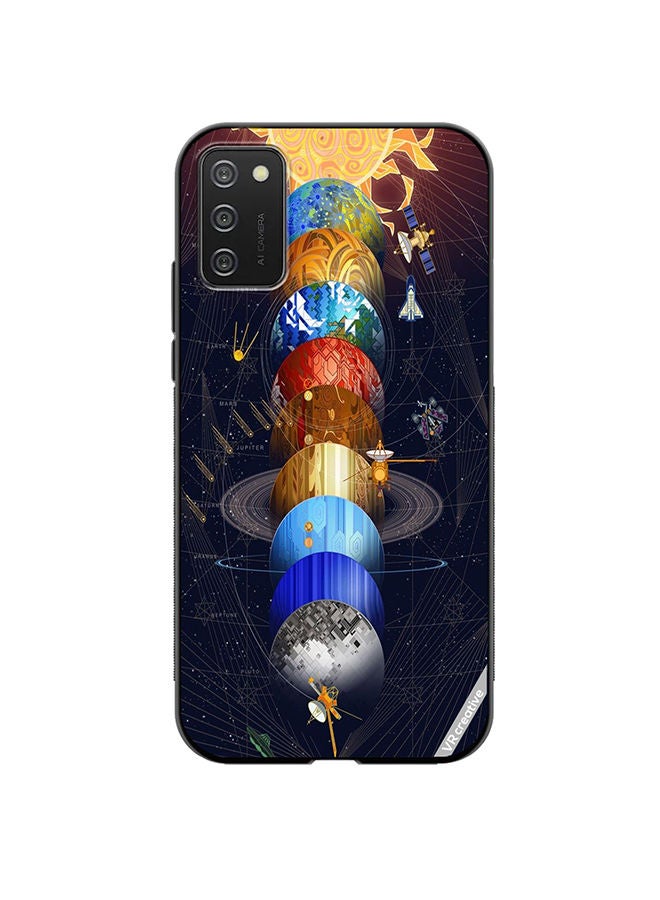 VR CREATIVE Protective Case Cover For Samsung Galaxy A02s Earth Design Multicolour - Image 1