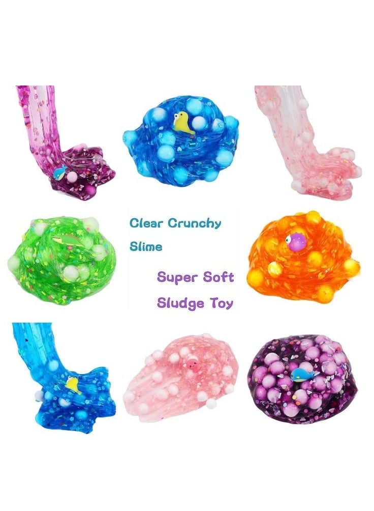 جِيجل جوي كيلي مكعب SLIME KIT CRYSTER صافية الوحل سوبر ناعم وغير لزجة لعبة الحفلات تحت عنوان "ألوان غنية بالوحل". - Image 2