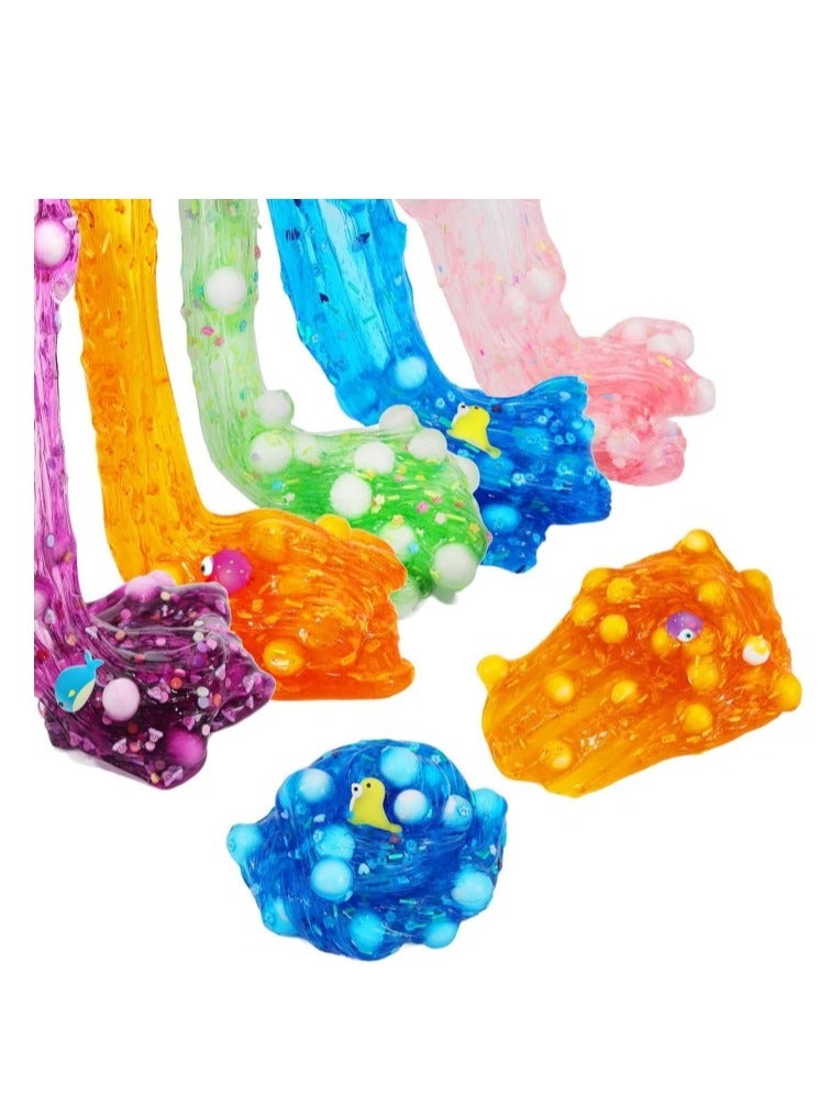 جِيجل جوي كيلي مكعب SLIME KIT CRYSTER صافية الوحل سوبر ناعم وغير لزجة لعبة الحفلات تحت عنوان "ألوان غنية بالوحل". - Image 5