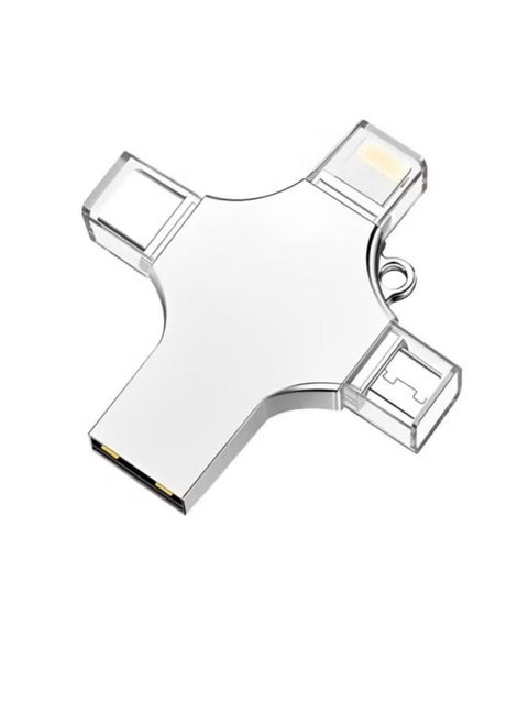 4in1 USB Available for iPhone android type c and laptop computer 256GB