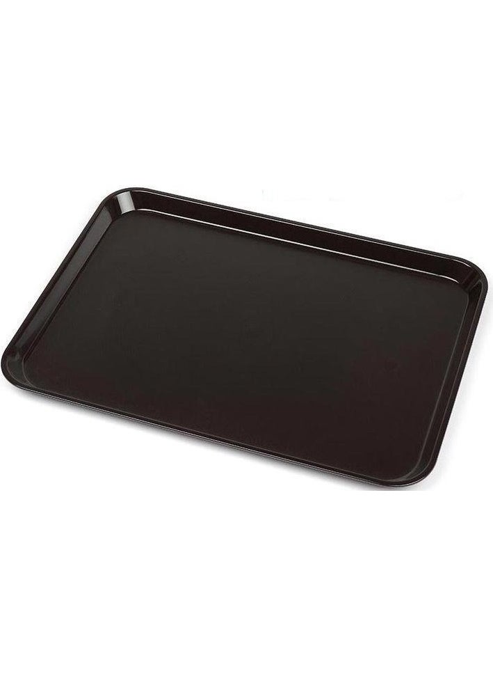 abnturk 10 Pieces Gastronomy Tray Unbreakable Non-Slip 36X26CM Serving Tray 