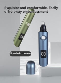 M MIAOYAN New digital display rechargeable electric nose hair trimmer three-in-one digital display eyebrow trimming knife lettering knife nose hair trimmer  - Image 2