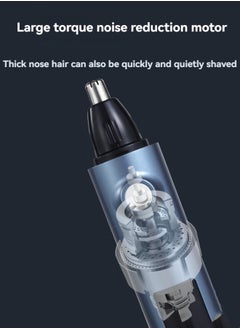 M MIAOYAN New digital display rechargeable electric nose hair trimmer three-in-one digital display eyebrow trimming knife lettering knife nose hair trimmer  - Image 4