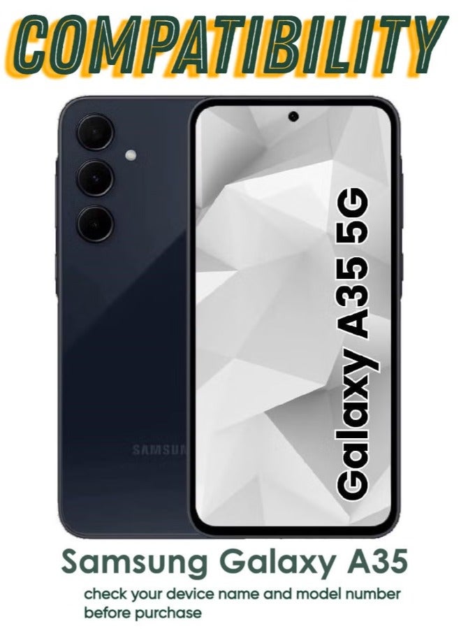 ACLIX Antistatic ESD Dustproof Premium Quality High Definition Tempered Glass Screen Protector Designed For Samsung Galaxy A35 - Image 4