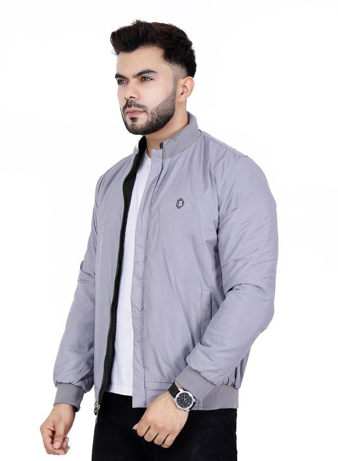 Dollar Dolllar Jackets for Men Stylish latest Casual Zipper Bomber Winter Jacket Full Sleeve Water Resistant Jacket for Men Non Reversible - Image 2