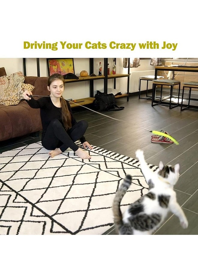 KuuGuu 24 Pcs Cat Worm Toy Refills Cat Wand Toy Replacement Interactive Cat Wand Toy Accessories Cat Feather Worm Teaser Refills Attachment For Cat Fishing Pole Toy Worm Cat Toy Teaser For Indoor Cats Kitten - Image 3