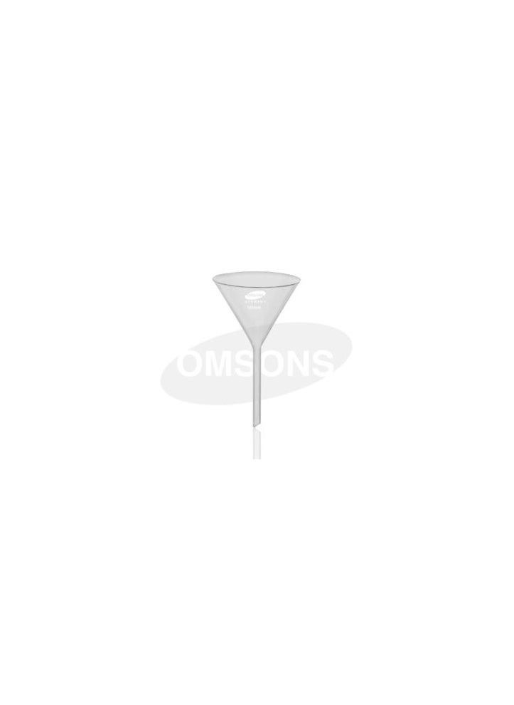 OMSONS Funnels, Plain, 60' Angle. Short Stem. Ex Dla-75mm  - Image 2