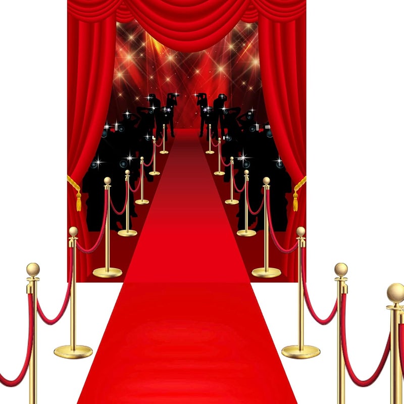 Timtin Red Carpet Party Decorations Set - Image 2