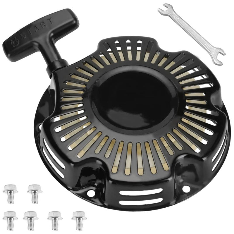 FVRITO Pull Start Recoil Starter Assembly for Predator 79cc 98cc 99cc 100cc 28HP 30HP Coleman CT100U CC100X CK100 SK100 Mini Bike Go Kart MB100 Generators Habor Freight 68124 69733 OHV Engine Parts