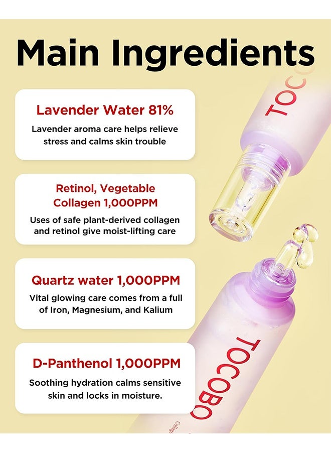 TOCOBO Collagen Brightening Eye Gel Cream 1.73oz / 49g | Quartz Water, Lavender Water Extract, Brightening Eye Care, Eye Lifting | Vegan, Collagen Eye cream - Image 4